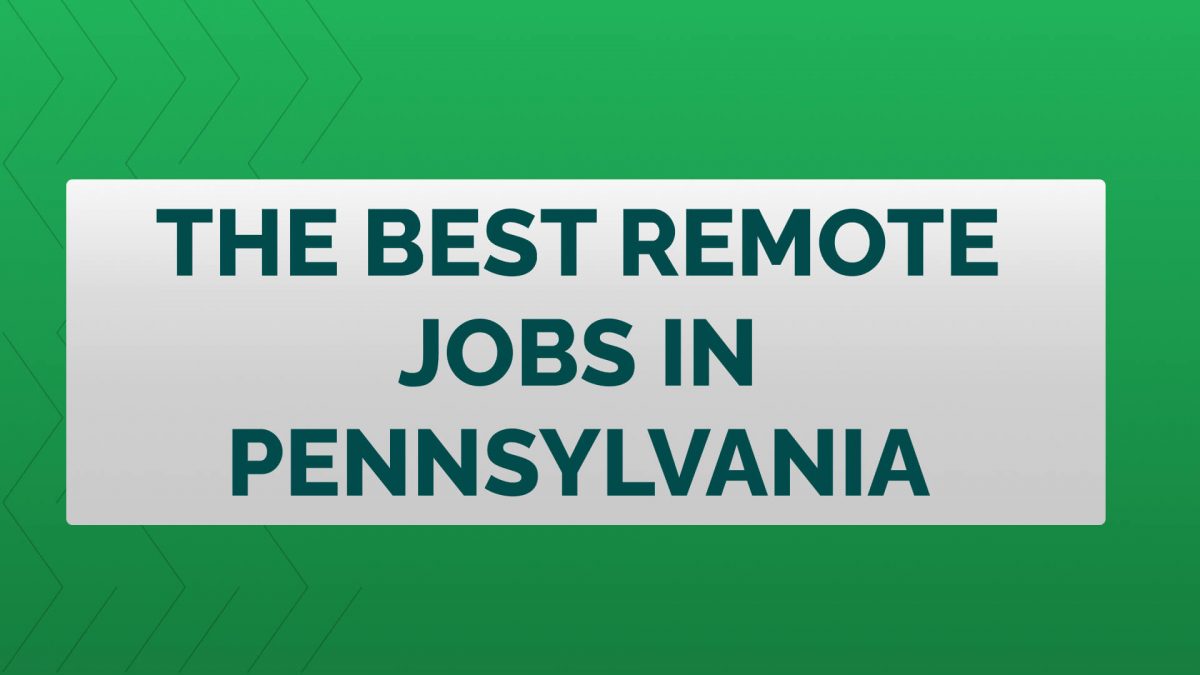 best remote jobs PA
